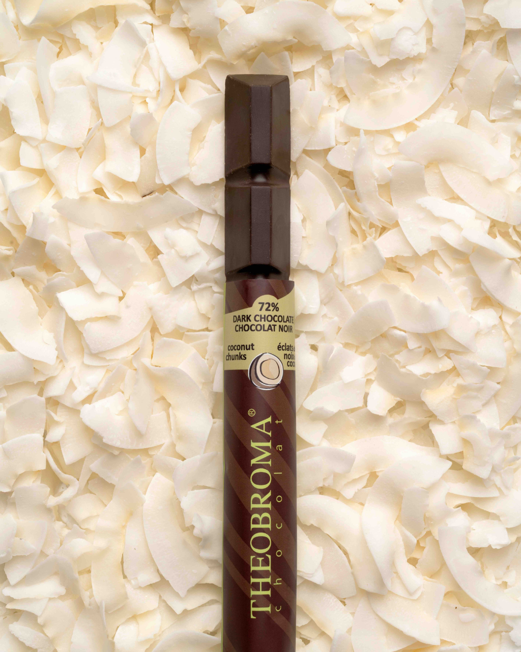 72% Dark Chocolate Bar – Coconut