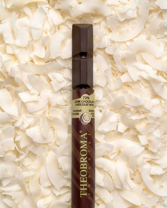 72% Dark Chocolate Bar with Coconut 35g