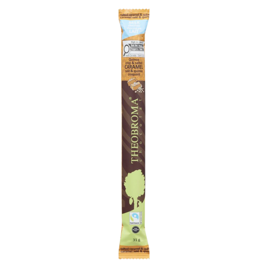 Milk Chocolate Bar with Salted Caramel & Crispy Quinoa 35g