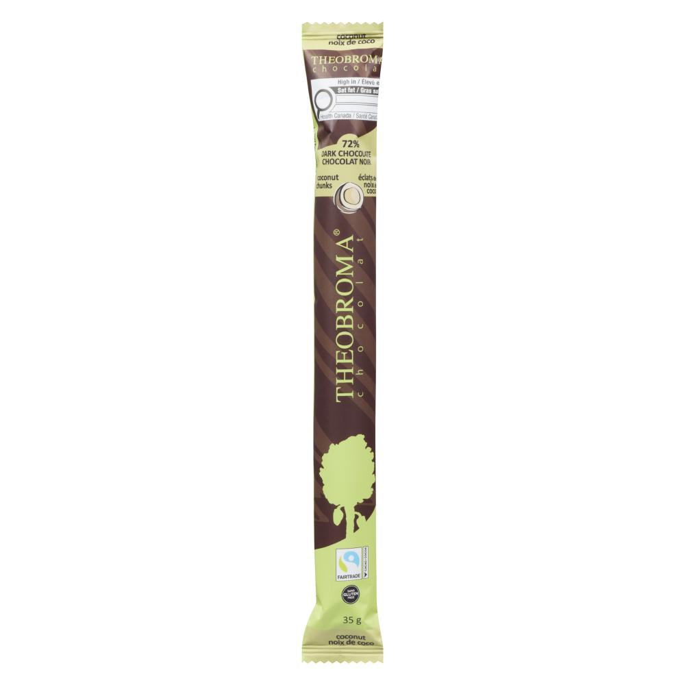 72% Dark Chocolate Bar – Coconut
