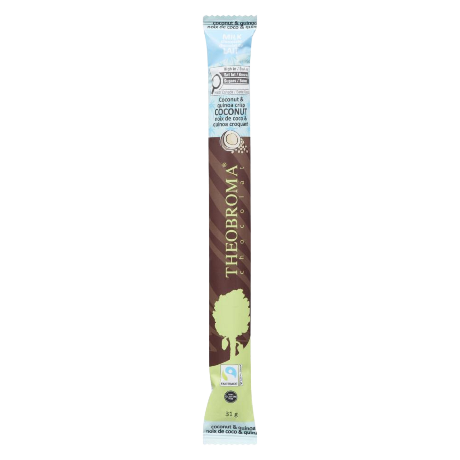 Milk Chocolate Bar with Coconut & Crispy Quinoa 35g