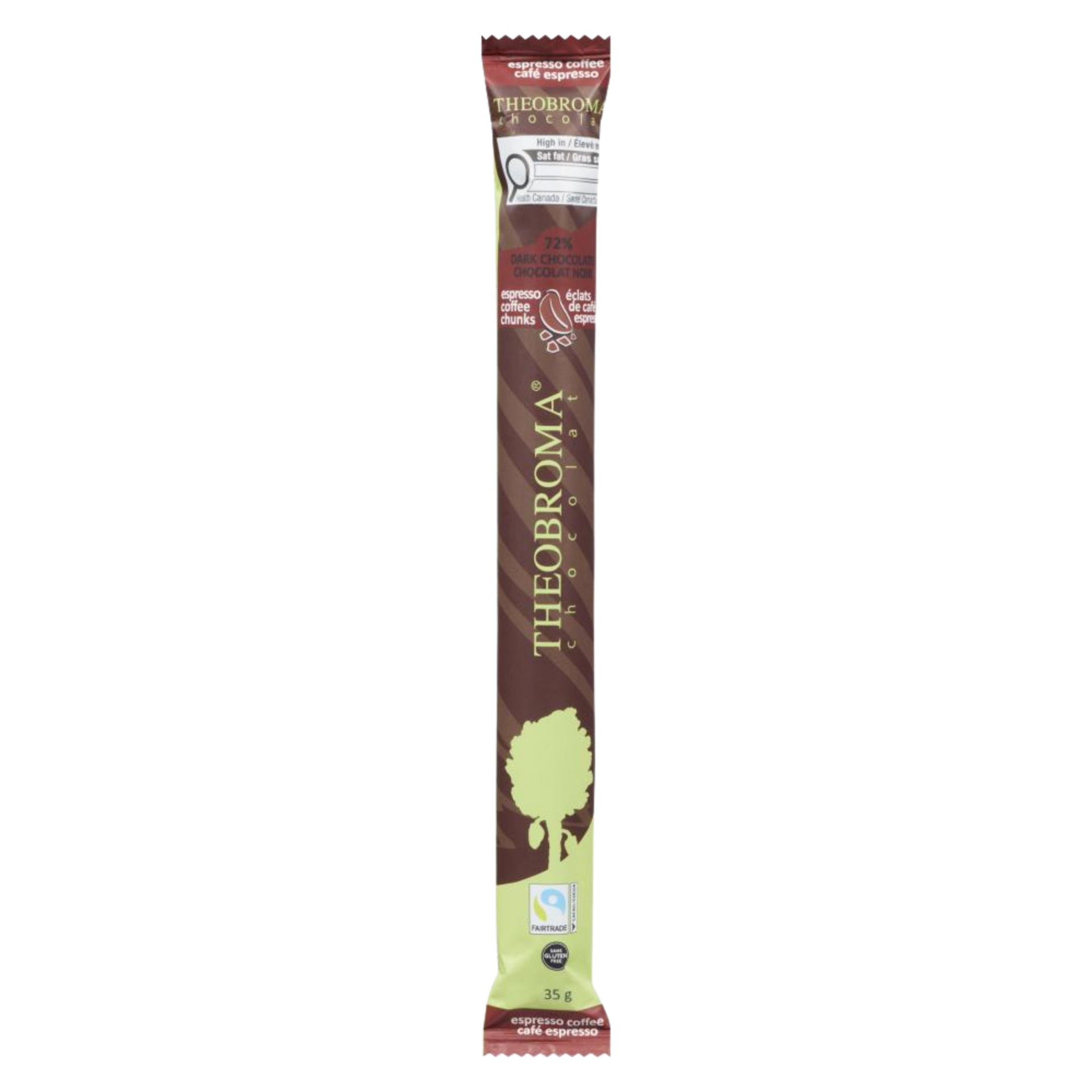 72% Dark Chocolate Bar with Espresso 35g