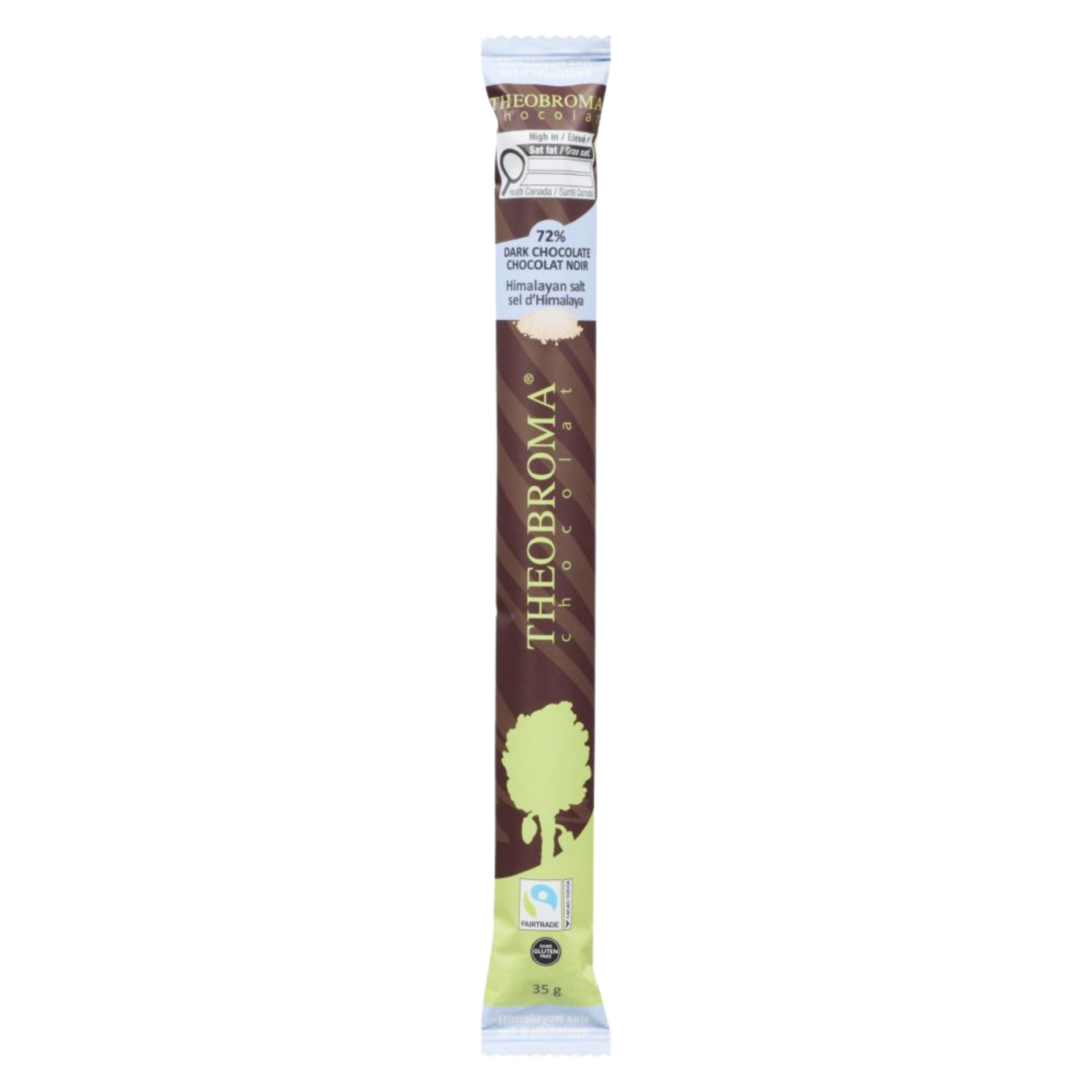 72% Dark Chocolate Bar with Himalayan Sea Salt 35g