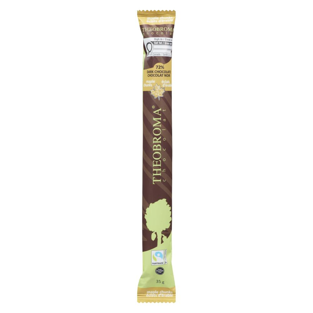 72% Dark Chocolate Bar – Maple Pieces