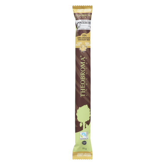 72% Dark Chocolate Bar with Maple 35g