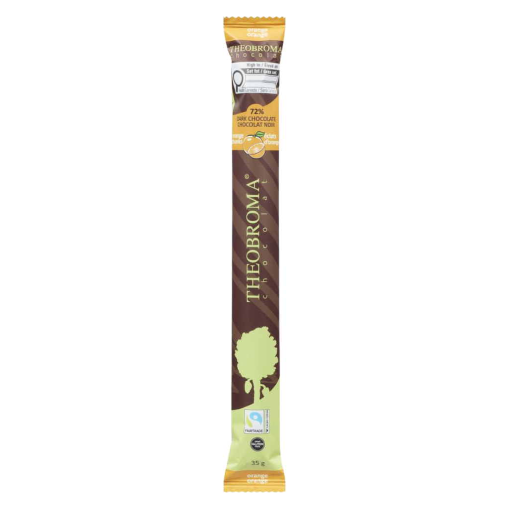 72% Dark Chocolate Bar – Orange Pieces