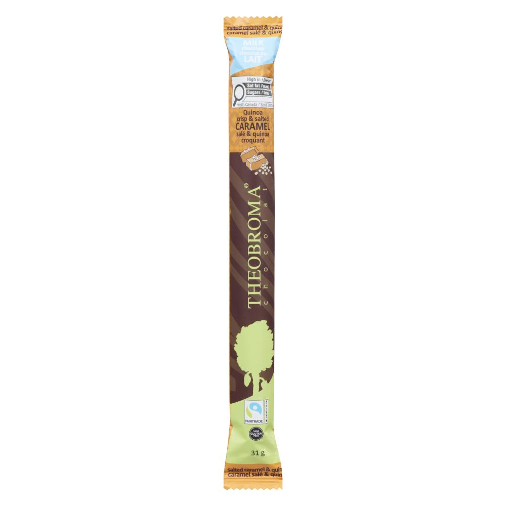 Milk Chocolate Bar, Salted Caramel & Crispy Quinoa