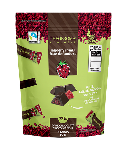 Mini Sugar Free Dark Chocolate with Raspberry 35g