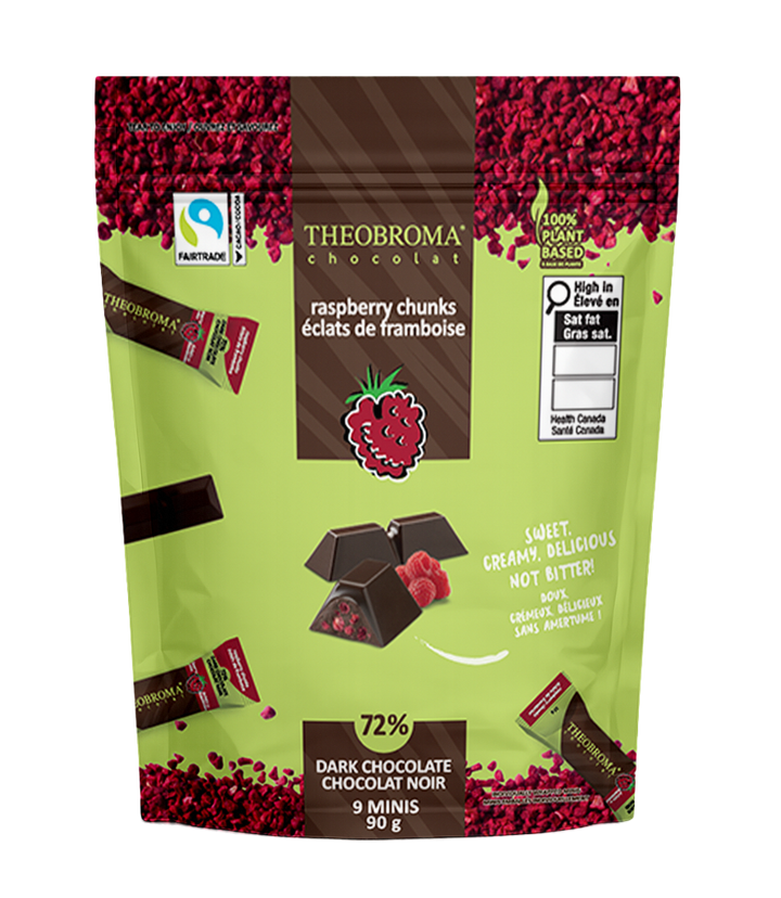 Mini Sugar Free Dark Chocolate with Raspberry 35g