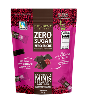 Mini 72% Dark Chocolate Bars with Raspberry 90g