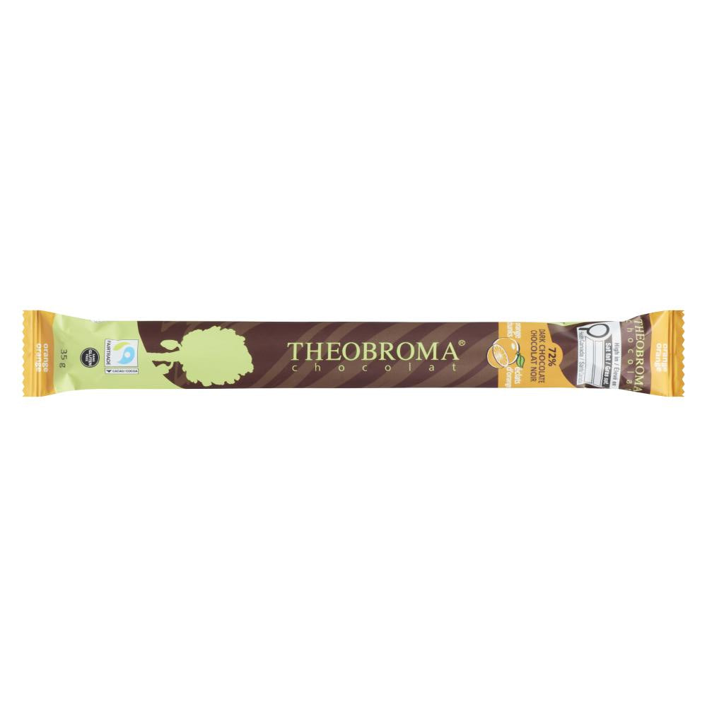 72% Dark Chocolate Bar – Orange Pieces