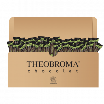 72% Organic Dark Cocoa Chocolate Mini Baton | Box of 75 | Theobroma Chocolat