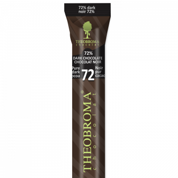 72% Organic Pure Dark Cocoa Chocolate Baton | Theobroma Chocolat