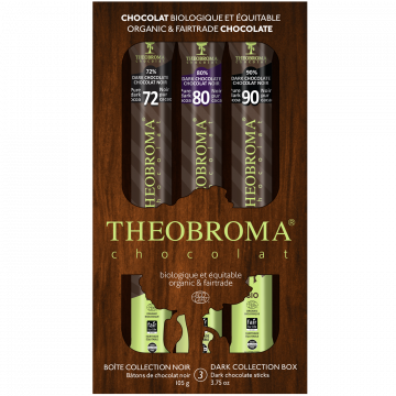 Eco-Organic Collection Fairtrade - 3 Batons Box | Theobroma Chocolat